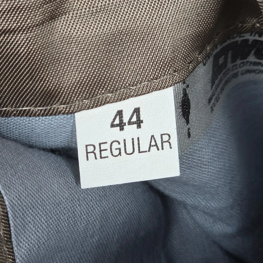VTG Strathmore 100% Pure Wool Tweed Blazer Sport Coat Mens 44R Gray Two Button